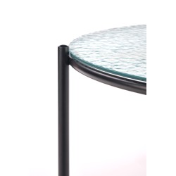 'ROSALIA Clear - Black Coffee Table' 'ROSALIA Clear - Black Coffee Table'