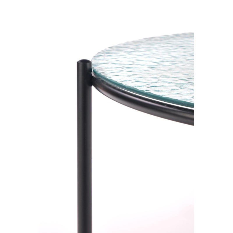'ROSALIA Clear - Black Coffee Table' 'ROSALIA Clear - Black Coffee Table'