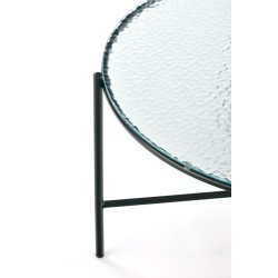 'ROSALIA Clear - Black Coffee Table' 'ROSALIA Clear - Black Coffee Table'