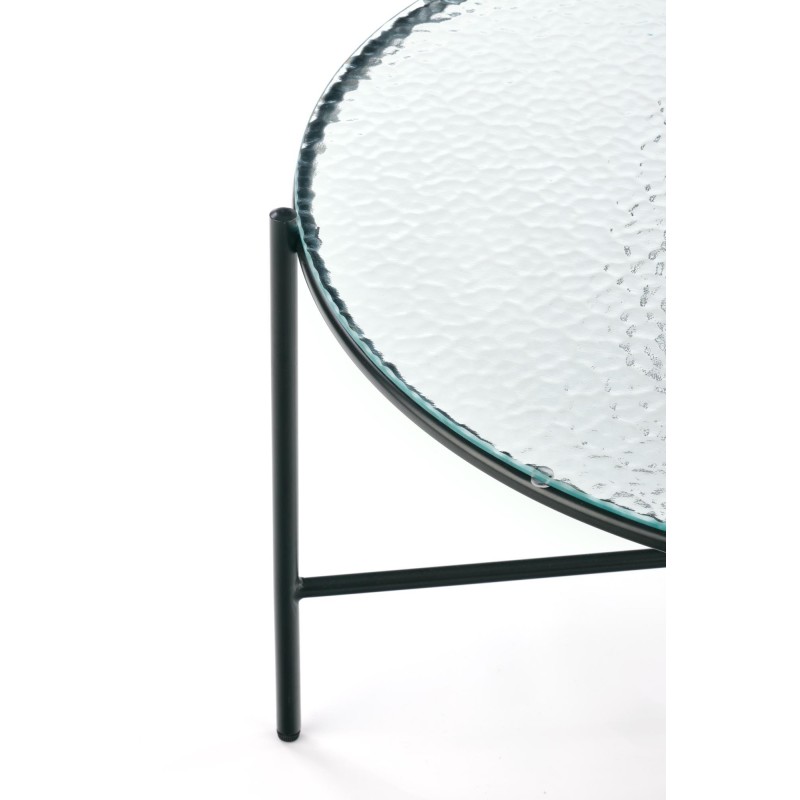 'ROSALIA Clear - Black Coffee Table' 'ROSALIA Clear - Black Coffee Table'