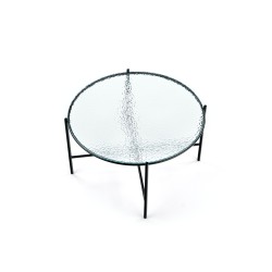 'ROSALIA Clear - Black Coffee Table' 'ROSALIA Clear - Black Coffee Table'