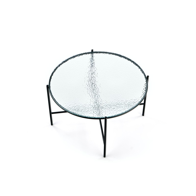 'ROSALIA Clear - Black Coffee Table' 'ROSALIA Clear - Black Coffee Table'