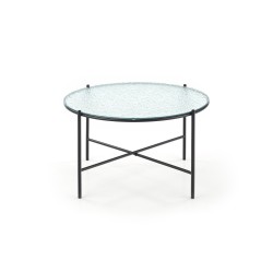 'ROSALIA Clear - Black Coffee Table' 'ROSALIA Clear - Black Coffee Table'