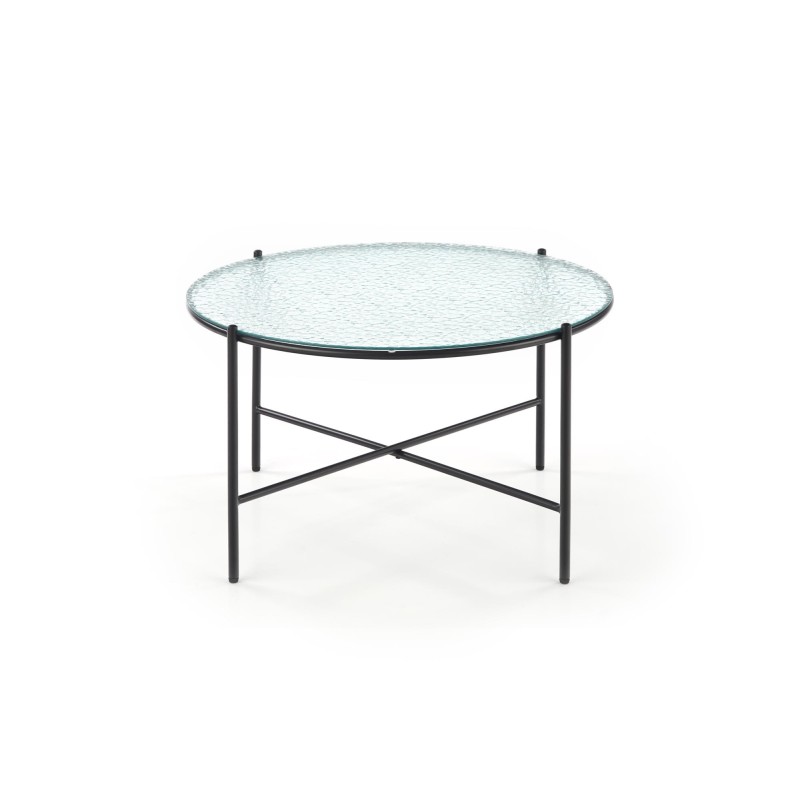 'ROSALIA Clear - Black Coffee Table' 'ROSALIA Clear - Black Coffee Table'