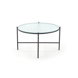 'ROSALIA Clear - Black Coffee Table' 'ROSALIA Clear - Black Coffee Table'