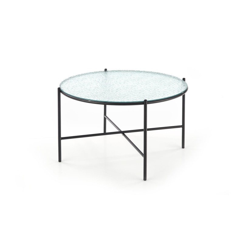 'ROSALIA Clear - Black Coffee Table' 'ROSALIA Clear - Black Coffee Table'