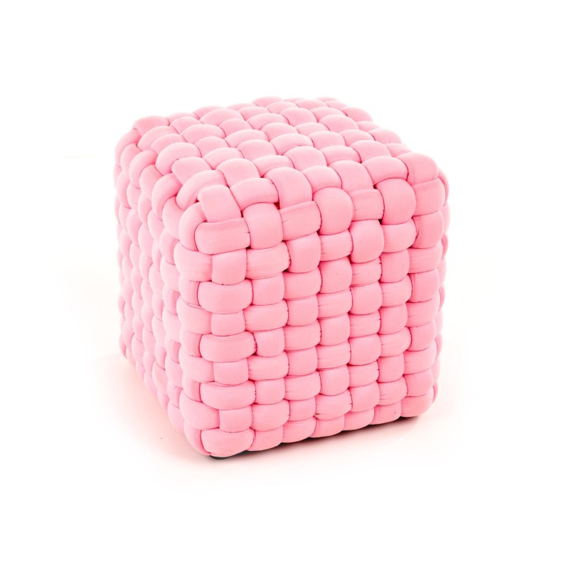 RUBIK pufa jasny różowy (1p 1szt) RUBIK pufa jasny różowy (1p 1szt)