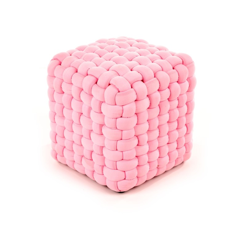'RUBIK Light Pink Pouf' 'RUBIK Light Pink Pouf'