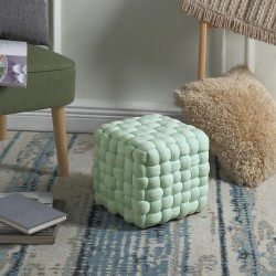 'RUBIK Light Green Pouf'