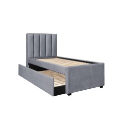 RUSSO 90 cm łóżko popielaty (4p 1szt)