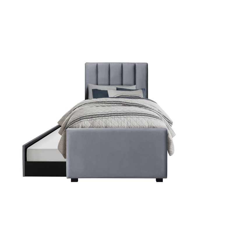 'RUSSO 90 cm Ash Grey Bed' 'RUSSO 90 cm Ash Grey Bed'