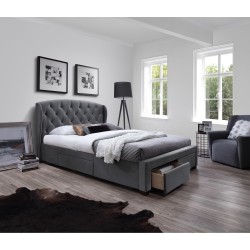 'SABRINA Ash Bed with Drawers'