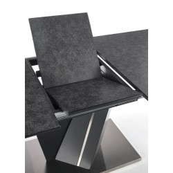 'SALVADOR Extendable Table Top - Dark Ash, Legs - Dark Ash' 'SALVADOR Extendable Table Top - Dark Ash, Legs - Dark Ash'