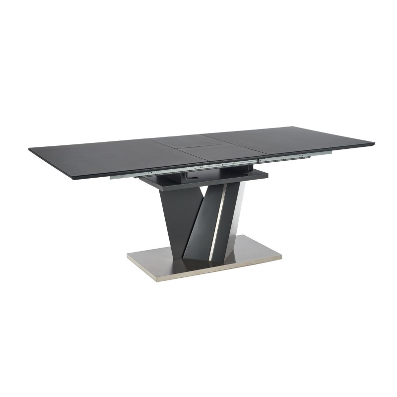 'SALVADOR Extendable Table Top - Dark Ash, Legs - Dark Ash' 'SALVADOR Extendable Table Top - Dark Ash, Legs - Dark Ash'