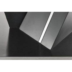 'SALVADOR Extendable Table Top - Dark Ash, Legs - Dark Ash' 'SALVADOR Extendable Table Top - Dark Ash, Legs - Dark Ash'