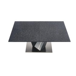 'SALVADOR Extendable Table Top - Dark Ash, Legs - Dark Ash' 'SALVADOR Extendable Table Top - Dark Ash, Legs - Dark Ash'