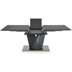 'SALVADOR Extendable Table Top - Dark Ash, Legs - Dark Ash' 'SALVADOR Extendable Table Top - Dark Ash, Legs - Dark Ash'