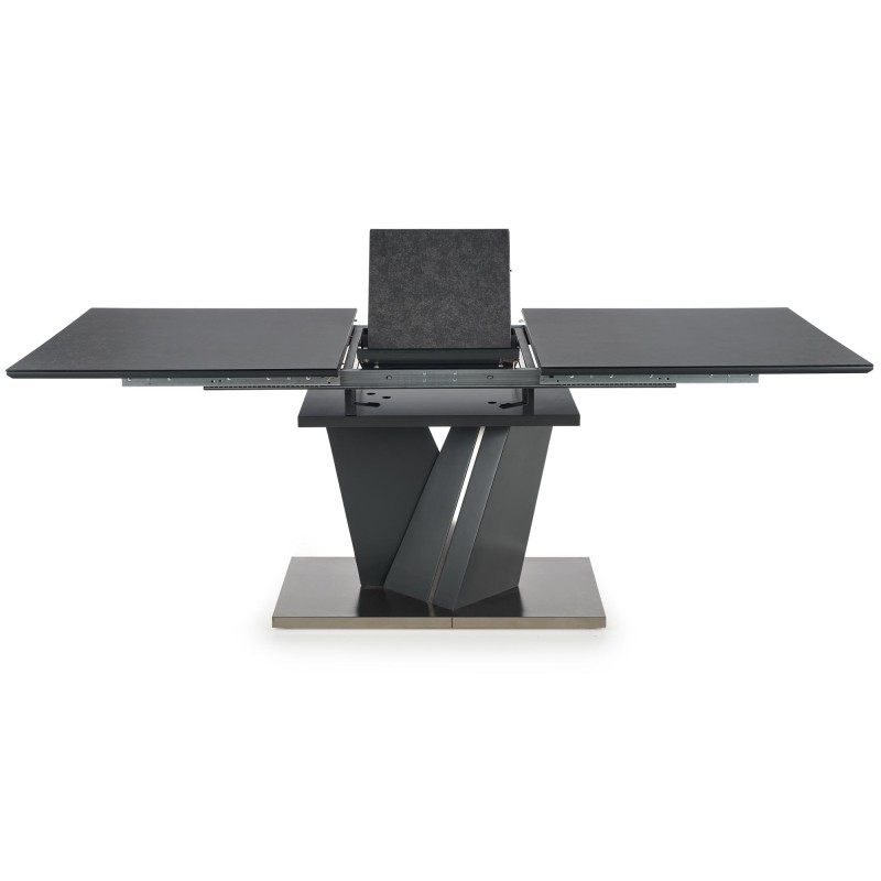 'SALVADOR Extendable Table Top - Dark Ash, Legs - Dark Ash' 'SALVADOR Extendable Table Top - Dark Ash, Legs - Dark Ash'