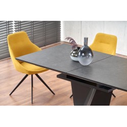 'SALVADOR Extendable Table Top - Dark Ash, Legs - Dark Ash' 'SALVADOR Extendable Table Top - Dark Ash, Legs - Dark Ash'