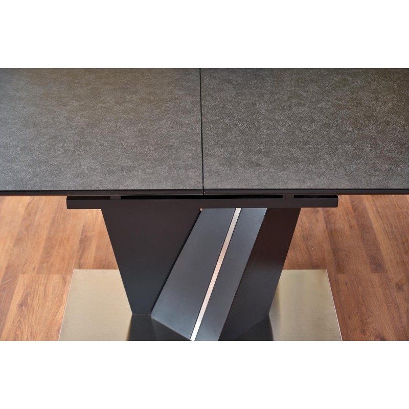 'SALVADOR Extendable Table Top - Dark Ash, Legs - Dark Ash' 'SALVADOR Extendable Table Top - Dark Ash, Legs - Dark Ash'