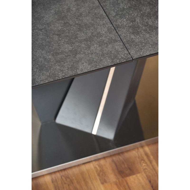 'SALVADOR Extendable Table Top - Dark Ash, Legs - Dark Ash' 'SALVADOR Extendable Table Top - Dark Ash, Legs - Dark Ash'