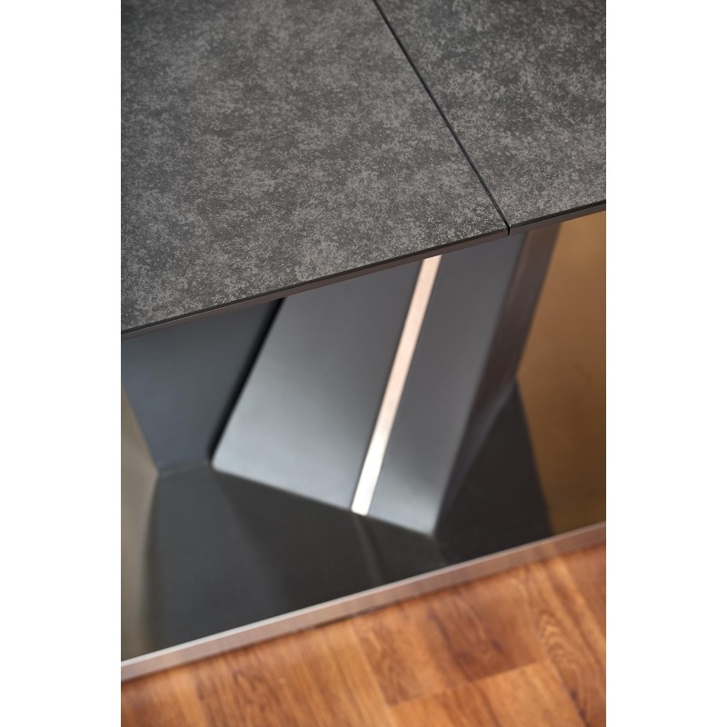 'SALVADOR Extendable Table Top - Dark Ash, Legs - Dark Ash' 'SALVADOR Extendable Table Top - Dark Ash, Legs - Dark Ash'
