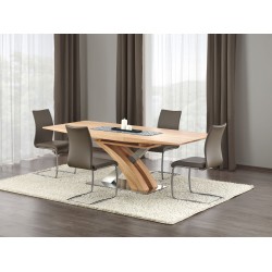 'SANDOR Extendable Table Golden Oak'