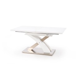 'SANDOR Extendable White Lacquered Table' 'SANDOR Extendable White Lacquered Table'