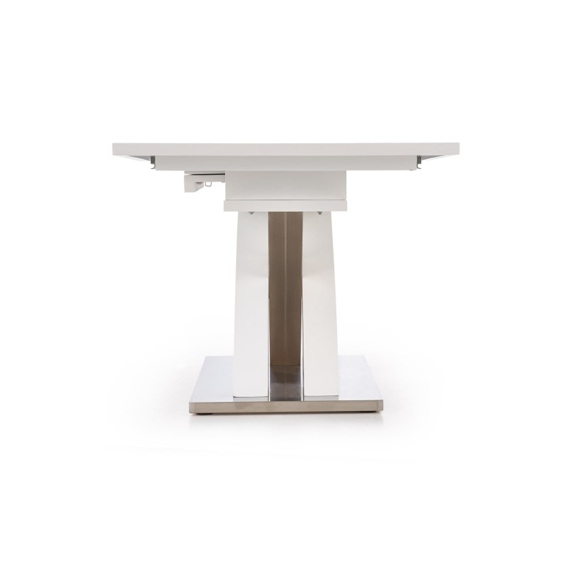 'SANDOR Extendable White Lacquered Table' 'SANDOR Extendable White Lacquered Table'