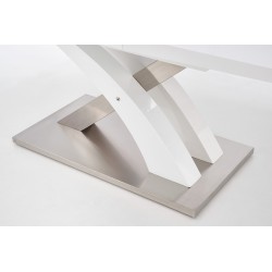 'SANDOR Extendable White Lacquered Table' 'SANDOR Extendable White Lacquered Table'