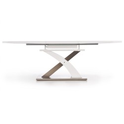 'SANDOR Extendable White Lacquered Table' 'SANDOR Extendable White Lacquered Table'