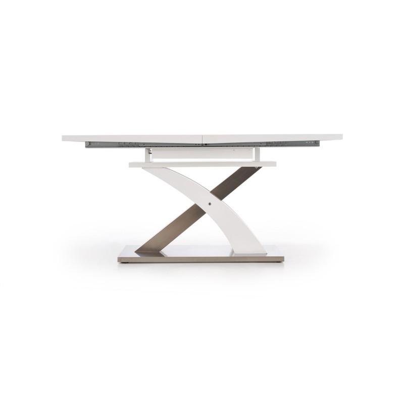 'SANDOR Extendable White Lacquered Table' 'SANDOR Extendable White Lacquered Table'
