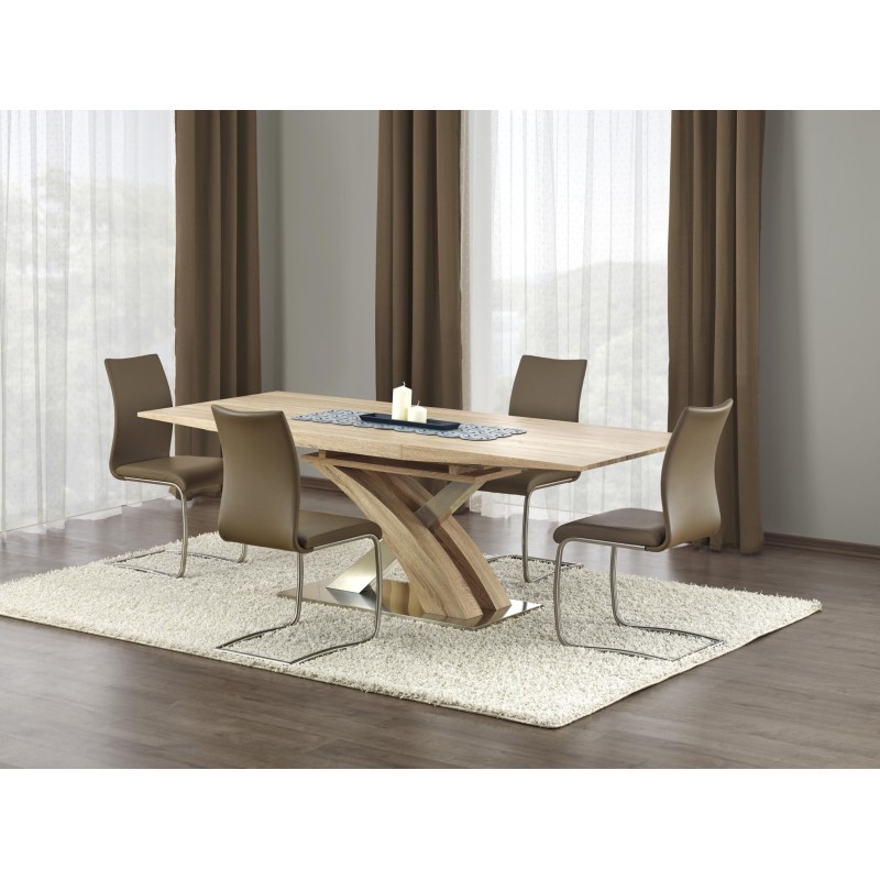 'SANDOR Extendable Sonoma Oak Table' 'SANDOR Extendable Sonoma Oak Table'
