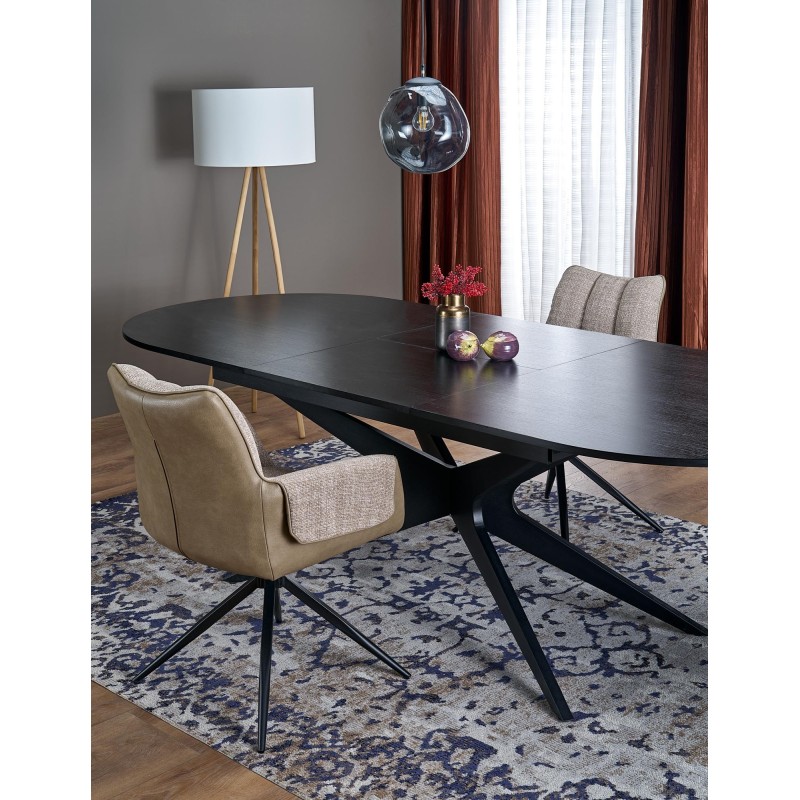 'SANDRO Extendable Table, Black' 'SANDRO Extendable Table, Black'