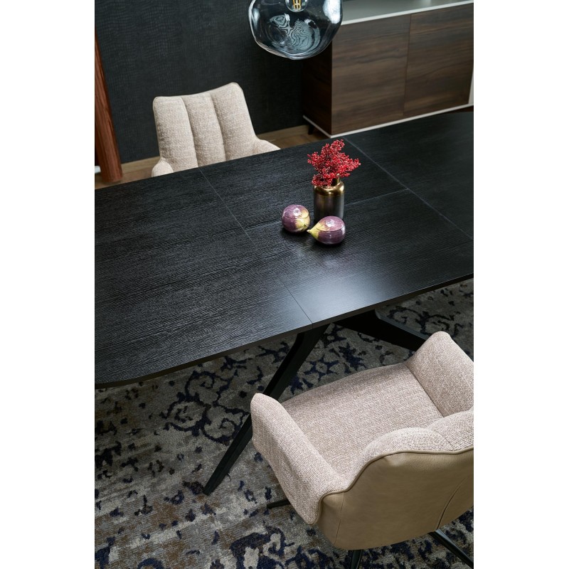 'SANDRO Extendable Table, Black' 'SANDRO Extendable Table, Black'