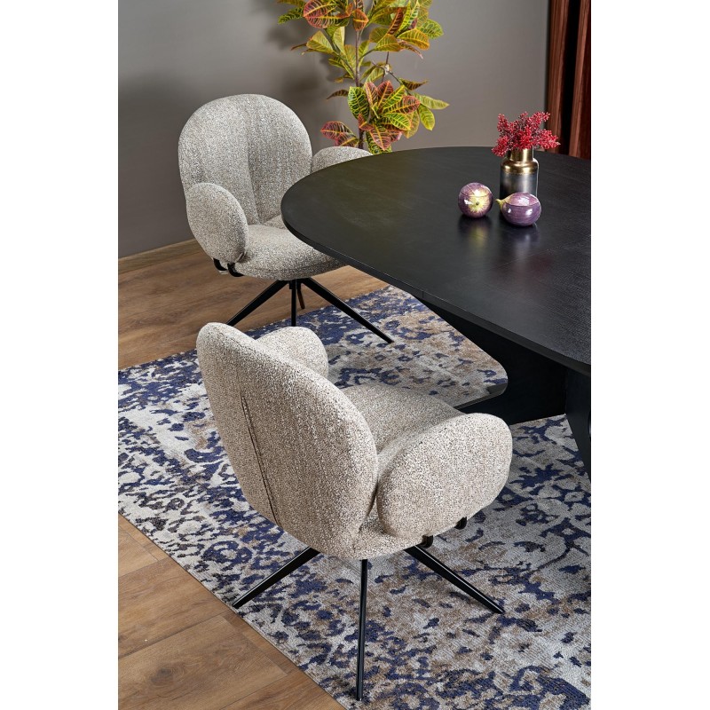 'SANDRO Extendable Table, Black' 'SANDRO Extendable Table, Black'