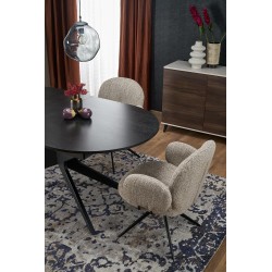'SANDRO Extendable Table, Black' 'SANDRO Extendable Table, Black'