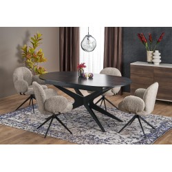 'SANDRO Extendable Table, Black' 'SANDRO Extendable Table, Black'