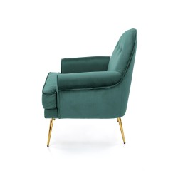 'SANTI Relaxation Chair Dark Green / Gold' 'SANTI Relaxation Chair Dark Green / Gold'
