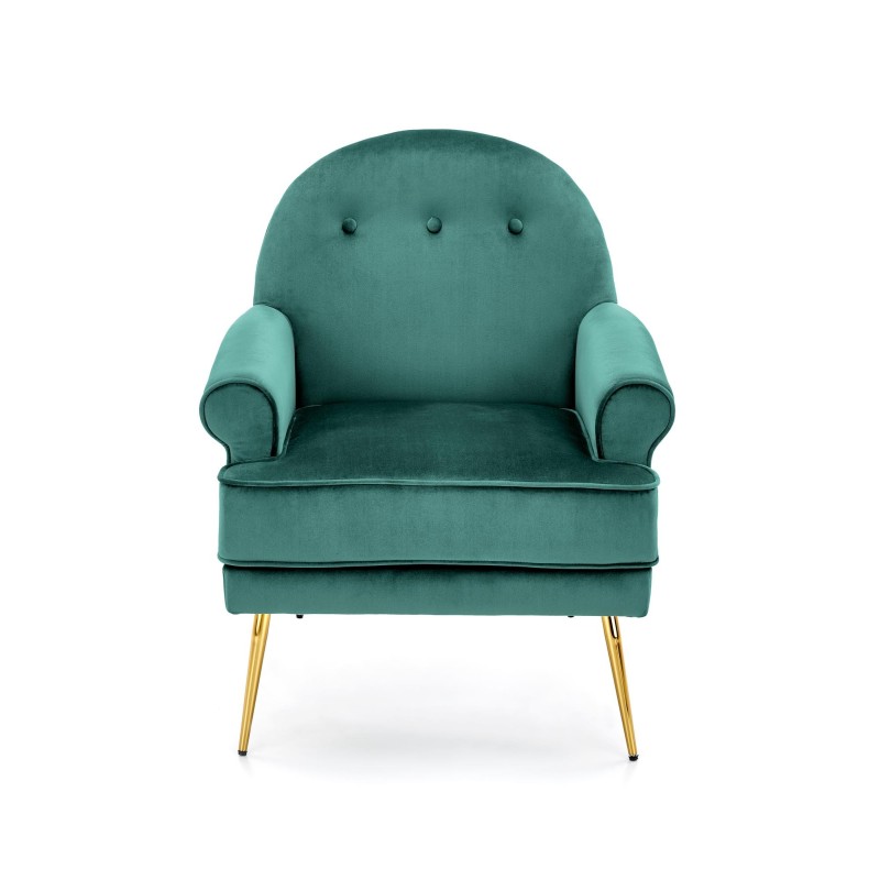 'SANTI Relaxation Chair Dark Green / Gold' 'SANTI Relaxation Chair Dark Green / Gold'
