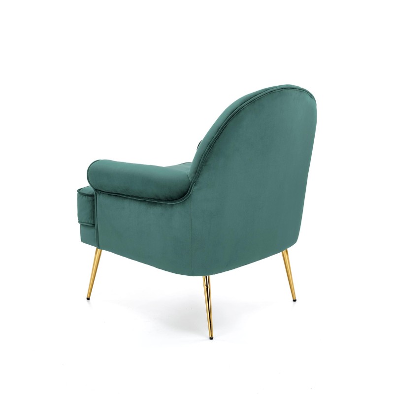 'SANTI Relaxation Chair Dark Green / Gold' 'SANTI Relaxation Chair Dark Green / Gold'