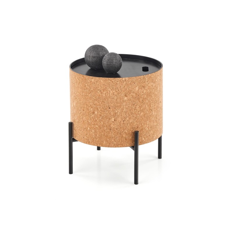 'SASHA Natural/Black Coffee Table' 'SASHA Natural/Black Coffee Table'