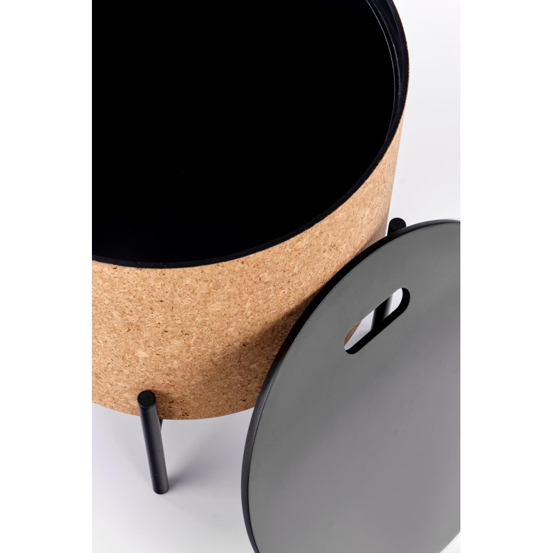 'SASHA Natural/Black Coffee Table' 'SASHA Natural/Black Coffee Table'