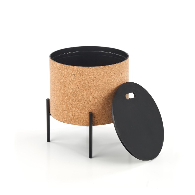 'SASHA Natural/Black Coffee Table' 'SASHA Natural/Black Coffee Table'