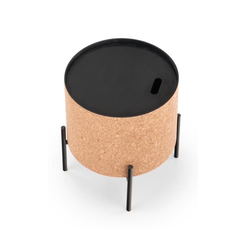 'SASHA Natural/Black Coffee Table' 'SASHA Natural/Black Coffee Table'