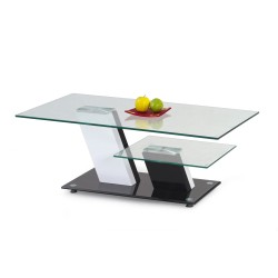 'SAVANA White-Black Coffee Table'