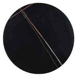 'SCALITA Black Marble Coffee Table / Black / Gold' 'SCALITA Black Marble Coffee Table / Black / Gold'