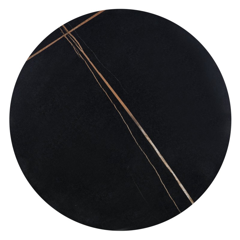'SCALITA Black Marble Coffee Table / Black / Gold' 'SCALITA Black Marble Coffee Table / Black / Gold'