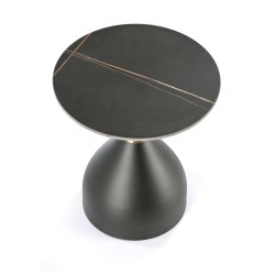 'SCALITA Black Marble Coffee Table / Black / Gold' 'SCALITA Black Marble Coffee Table / Black / Gold'
