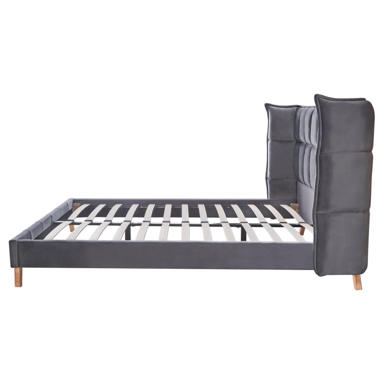 'SCANDINO Bed 160, Ash Grey' 'SCANDINO Bed 160, Ash Grey'